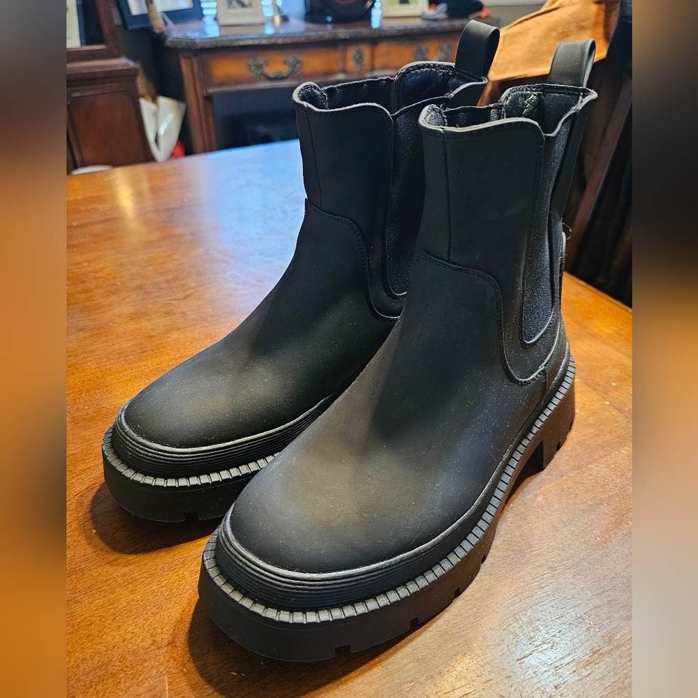 Sz 5 Chelsea Dreampairs chunky ankle boots